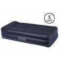 Twin Size Pillow Rest Raised Pillow Air Mattress with -In Pump (5-Pack)