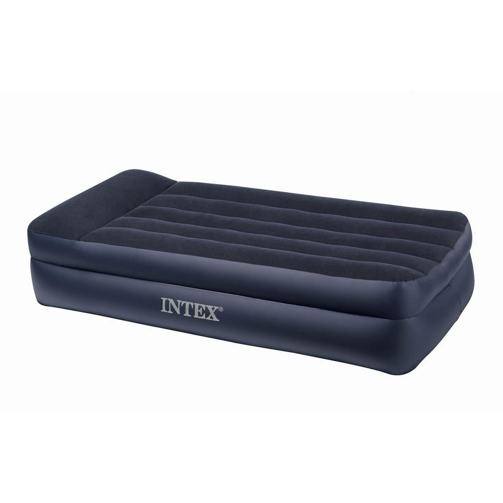 Twin Size Pillow Rest Raised Pillow Air Mattress with -In Pump (5-Pack)