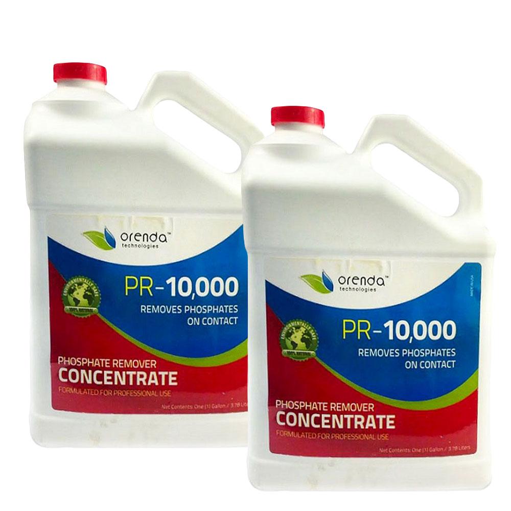 orenda technologies pr-10000, phosphate remover concentrate, for swimming pools, 1 gal - 2 pack   ore-50-227-2