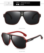 Brand Design Men Square Driving Black Goggles Oculos