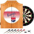20.5 in. Sacramento Kings Hardwood Classics NBA Wood Dart Cabinet Set
