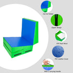 Winado Folding Gymnastics Cheese WedIncline Mat, 48" x 24" x 14"Tumbling Skill Shape Mat