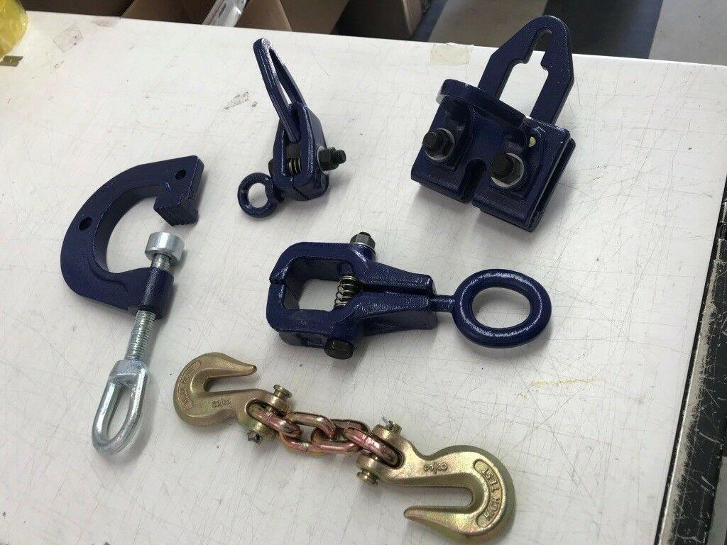 SET#17 AUTO BODY FRAME MACHINE 5 PIECE TOOL AND CLAMP SET SPECIAL PRICING