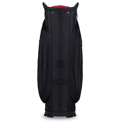 Titleist Cart 14 Lightweight Golf Bag, Black/Black/Red