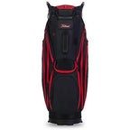 Titleist Cart 14 Lightweight Golf Bag, Black/Black/Red