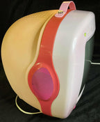 hello kitty  sanrio pink 13" vintage retro crt tv kt2114 a++ dvd clock radio