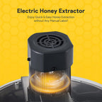 creworks electric honey extractor, honey extractor separator bee frame spinner, honeycomb bee frame spinner, ss motorized honey extractor beekeeping equipment spinner drum with stand
