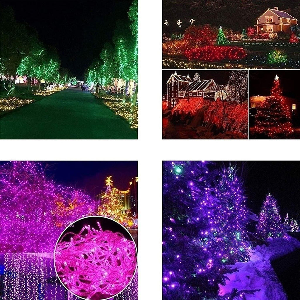 WANGJUNXIU Fairy Lights, 100 LEDs~600 LEDs 10m~600m Waterproof String Lights with Timer and 8 Lighting Modes for Bedroom Garden Wedding Christmas Outdoor &amp; Indoor Decoration Halloween String Lights