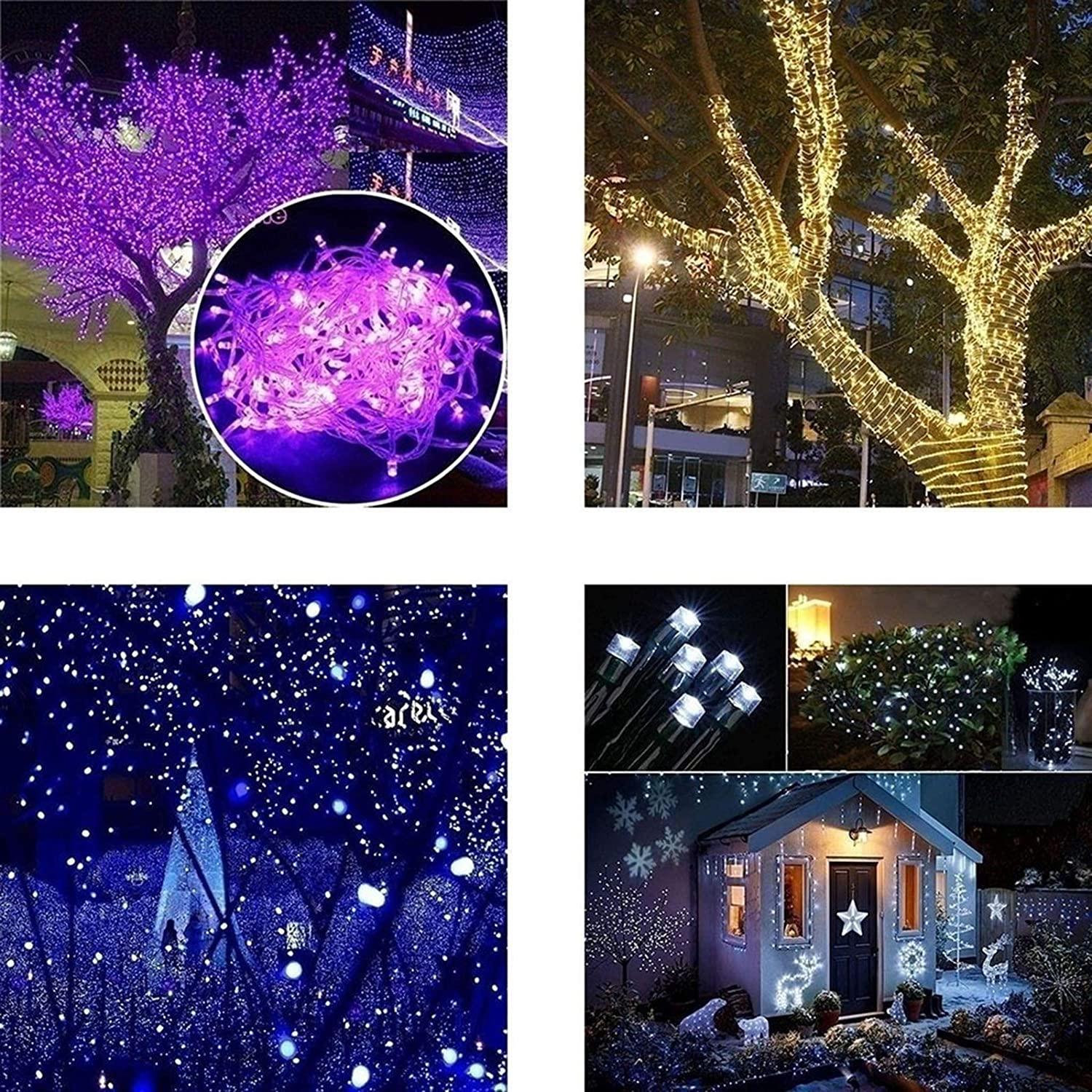 WANGJUNXIU Fairy Lights, 100 LEDs~600 LEDs 10m~600m Waterproof String Lights with Timer and 8 Lighting Modes for Bedroom Garden Wedding Christmas Outdoor &amp; Indoor Decoration Halloween String Lights