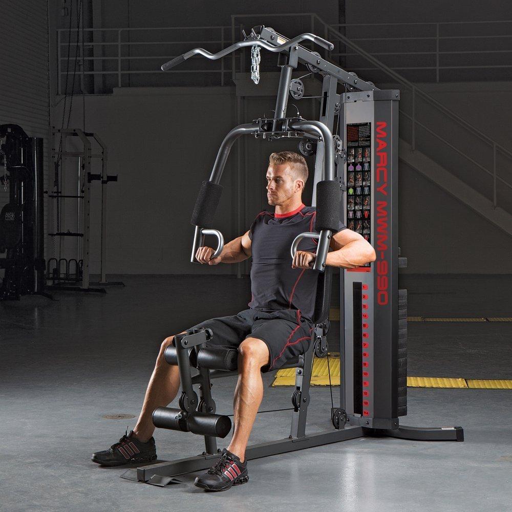 Marcy MWM-990 150 Lb. Multifunctional Home Gym Station for Total Body Training