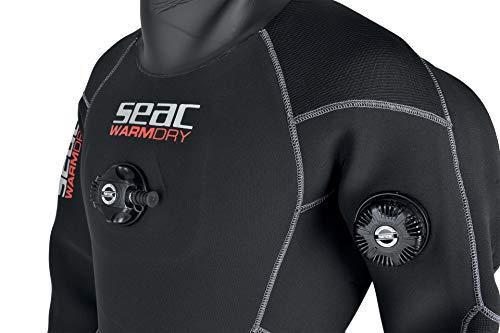 SEAC Mens Warmdry 4mm Neoprene Dry Suit, Black, 3X-Large (Model: 0060001009145A)