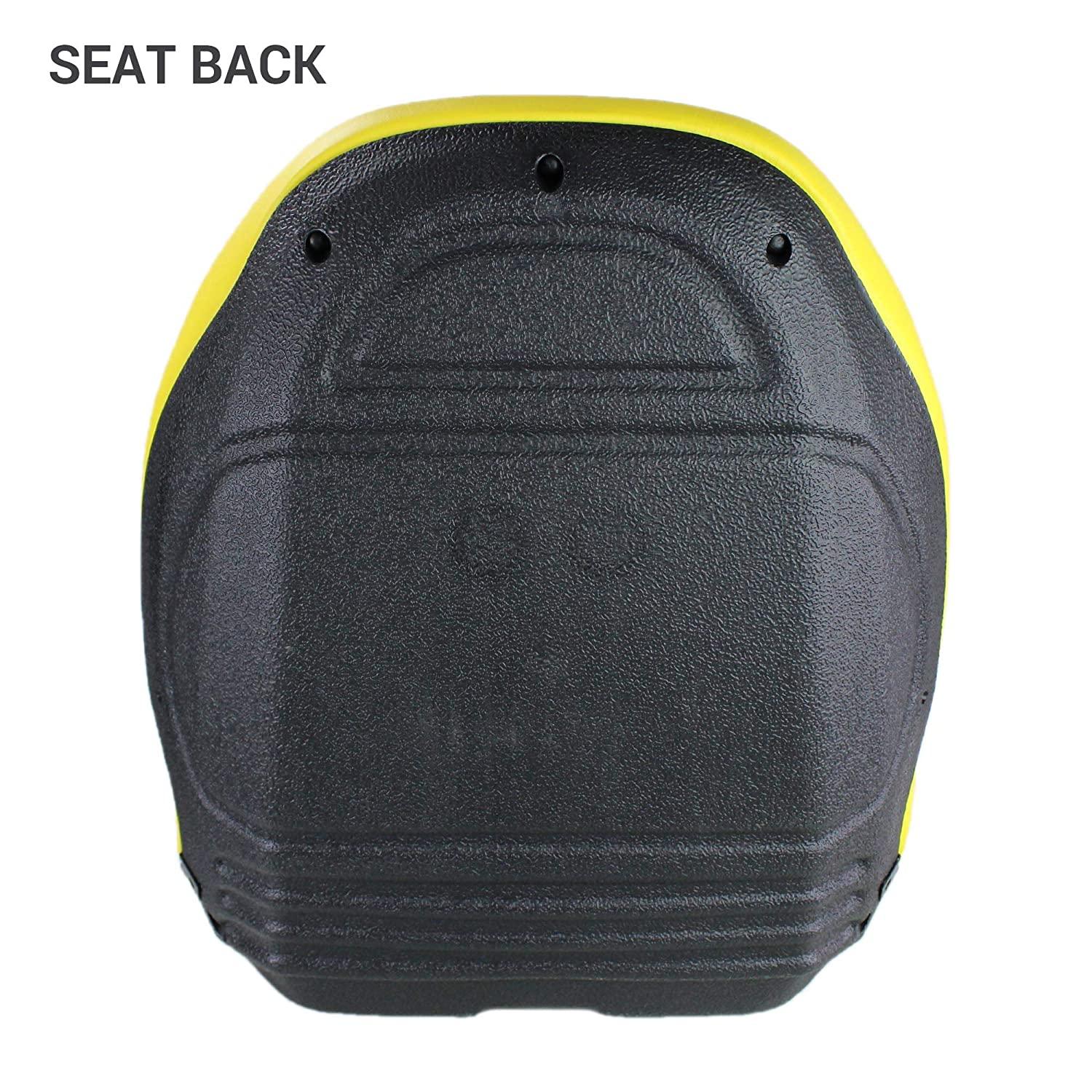 e-am141482 directfit high-back seat for john deere lawn tractors: x465, x475, x485, x495, x500, x520, x534, x540, x575, x584, x585, x590, x595, x700, x720,