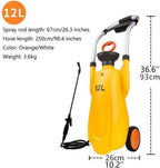 Xiaoli 12L Hand Push Pressure Sprayer Air Compression Pump Hand Pressure Sprayers Spray Bottle Spray Garden Accessories (Color : White)