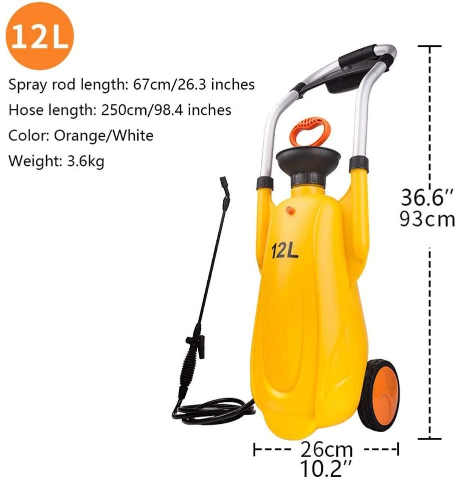 Xiaoli 12L Hand Push Pressure Sprayer Air Compression Pump Hand Pressure Sprayers Spray Bottle Spray Garden Accessories (Color : White)