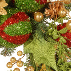 National Tree Company Resin Decorated Pine Prelit Wreath, (Multi-color)