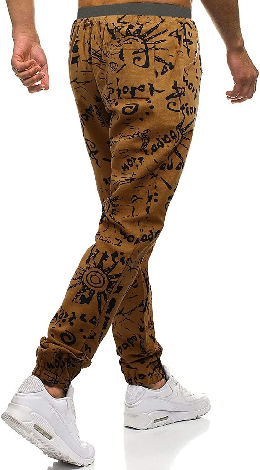Men's Soft Jogger Pants Drawstring Pockets Lightweight Sweatpants