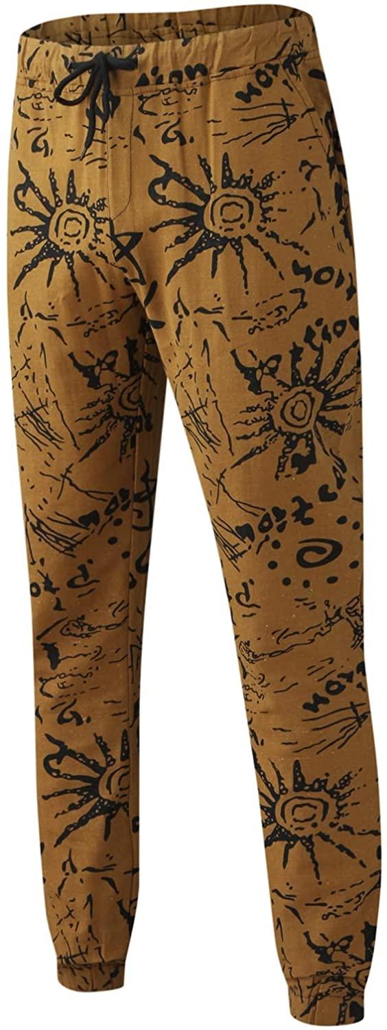 Men's Soft Jogger Pants Drawstring Pockets Lightweight Sweatpants