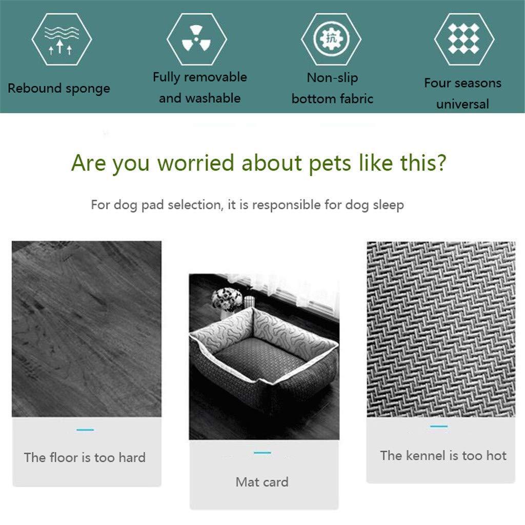 Dog Bed, Special Support for Head and Neck, Relieves Joint Pain in Pet, Soft Plush Non-Slip Mattress for Round Dogs and Cats (Multiple Sizes)