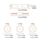 Metal Dumbbell Barbell Set, Weights Adjustable Dumbbell with Anti-Slip Metal Handle, Electroplated Dumbbell