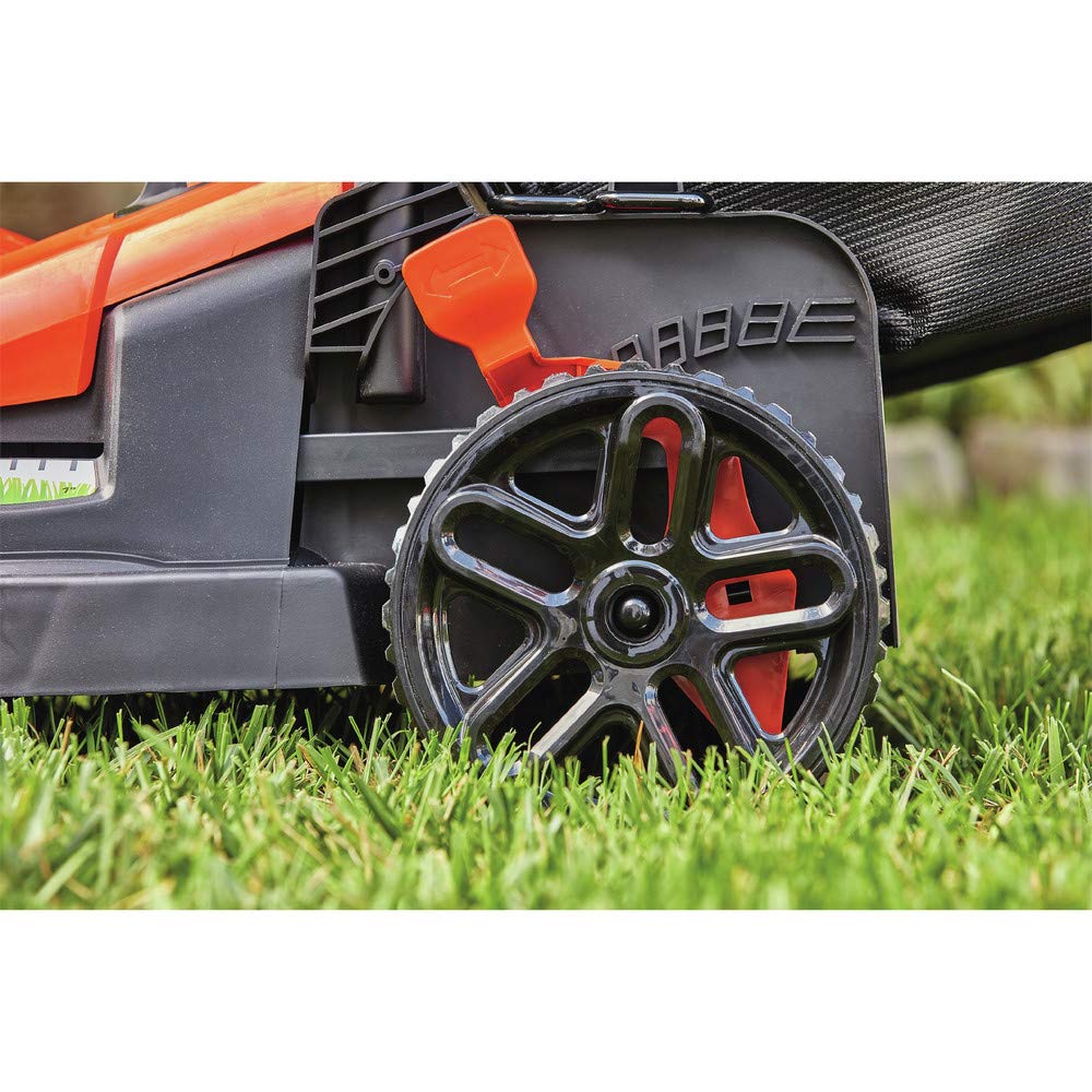 Electric Lawn Mower with Bike Handle, 15-Inch, 10-Amp, Corded (BEMW472BH)