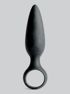 Fifty Shades of Grey Something Forbidden Silicone Butt Plug, Grey