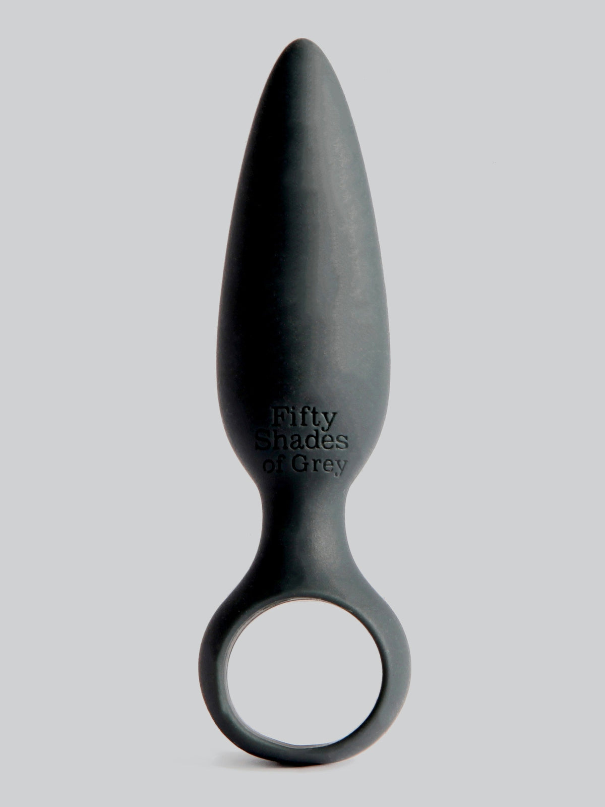 Fifty Shades of Grey Something Forbidden Silicone Butt Plug, Grey