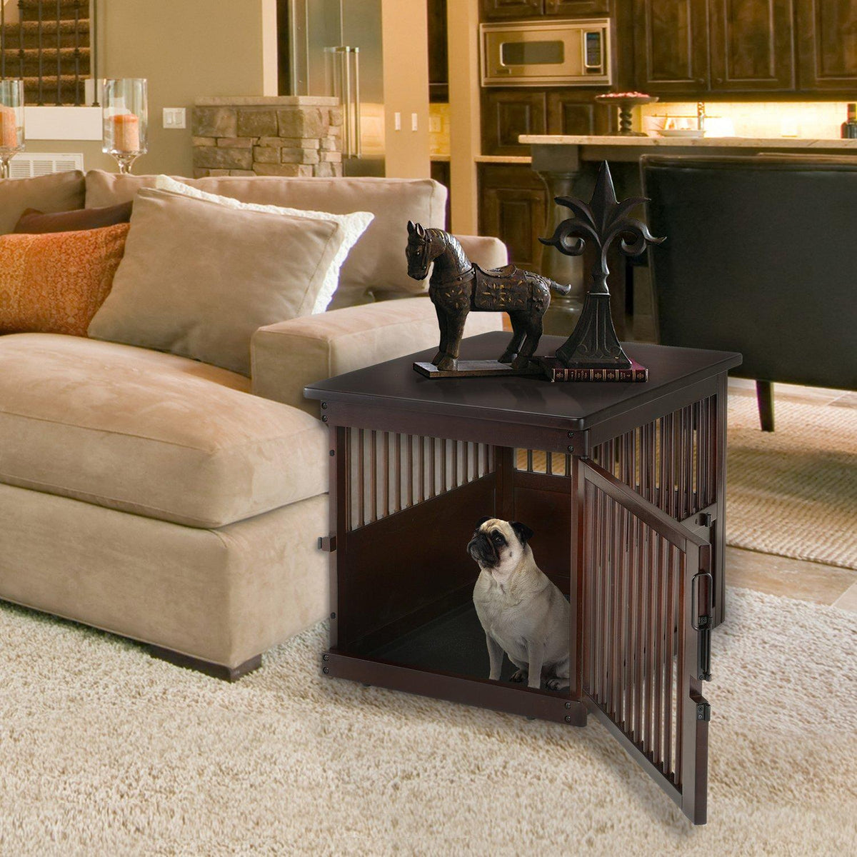 Richell Richell Wooden End Table Crate Large