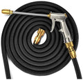 AOHMG Garden Hose Expandable Flexible Water Hose, 3/4 Solid Fittings 6 Function Spray Nozzle, Outdoor Lawn Car Watering Plants,72ft/22m