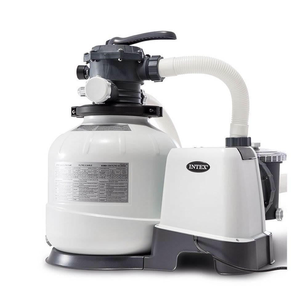 intex 2800 gph above ground pool sand filter pump w/ deluxe pool maintenance kit