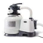 intex 2800 gph above ground pool sand filter pump w/ deluxe pool maintenance kit