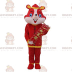 Red mouse costume, asian costume