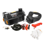 12V 4Ton 3 in 1 Car Electric Hydraulic Floor Jack Lift With Impact Wrench Kit US