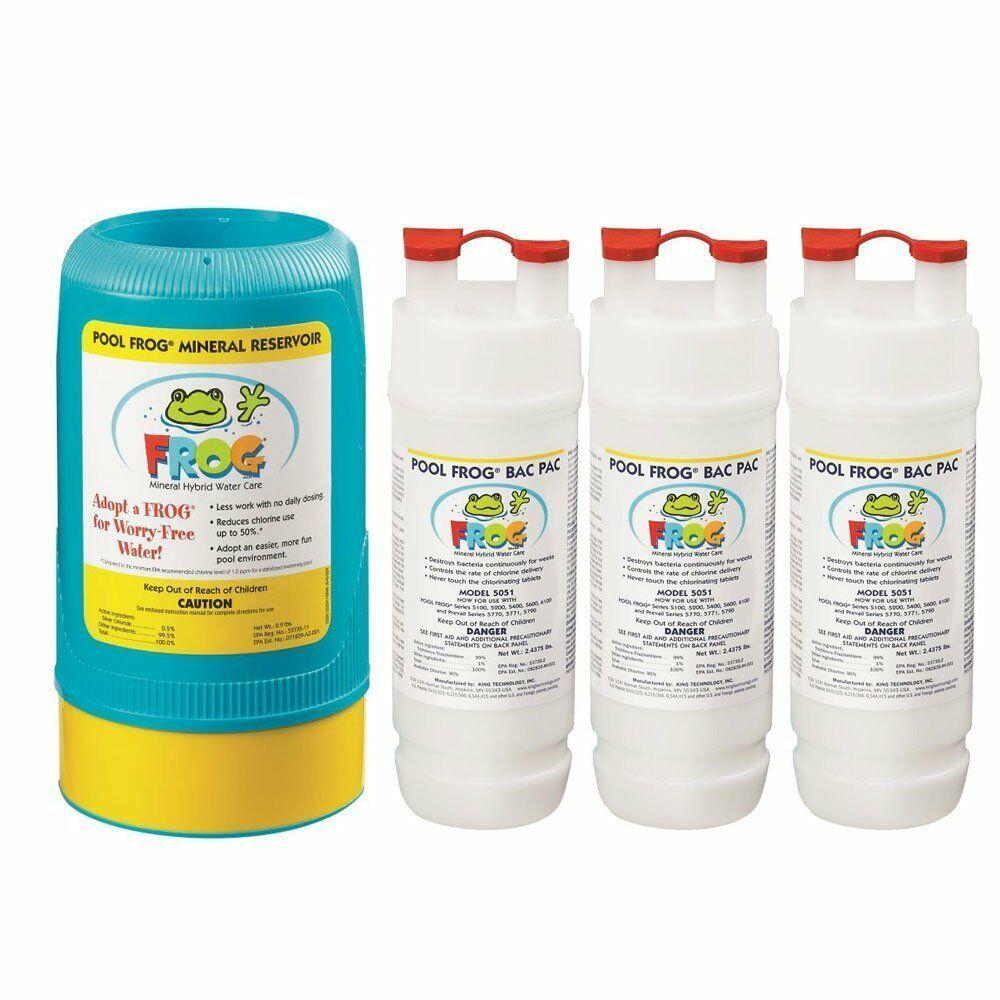 pool frog 6100 series mineral water chemical system above ground 25,000 gallons