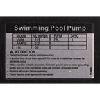 Hayward VLX4009 Pump Without Strainer for Hayward VL40T32 Sand Filter