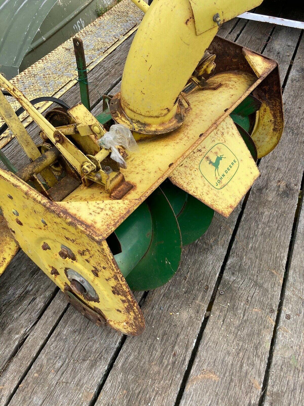 Vintage Snow Blower Attachment for Lawn Garden Tractor