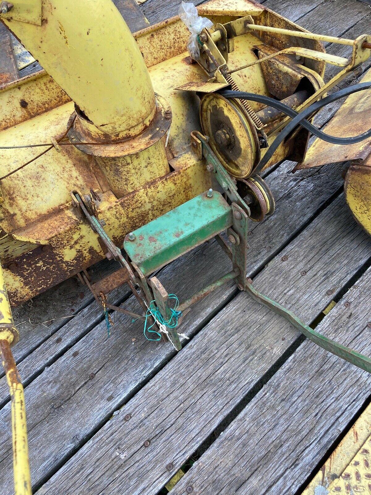 Vintage Snow Blower Attachment for Lawn Garden Tractor