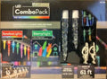 Gemmy Lightshow Combo Pack Multi Color Holiday Icicle Lights and Mini Lights and 36 Light Clips 61 Feet Total Length