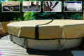 harris pool products ultimate solid above ground swimming pool winter cover