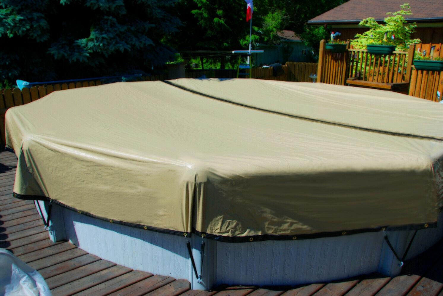 harris pool products ultimate solid above ground swimming pool winter cover
