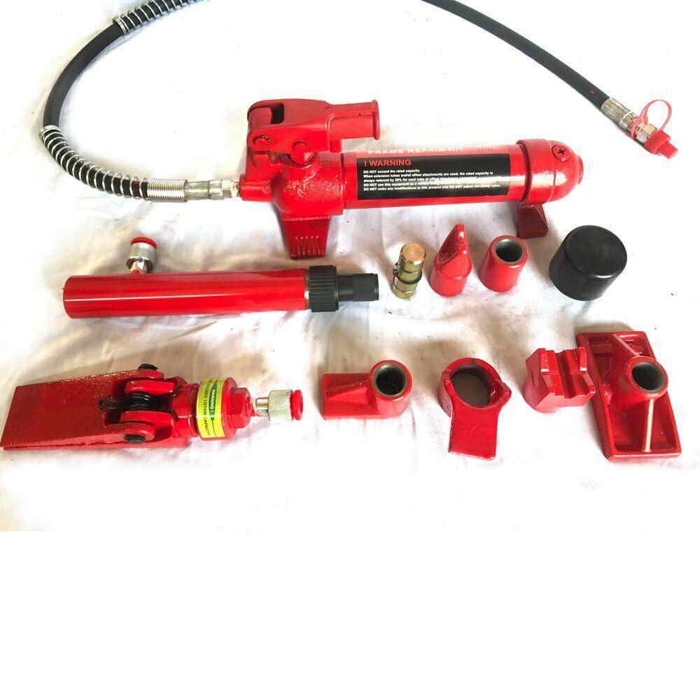 PRO 4 Ton Portable Powerful Hydraulic Jack Body Frame Steel Repairing Part US