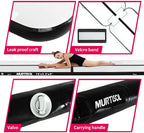 Murtisol Gymnastics Training Mats Exercise Mats Inflatable Tumbling Swimming Pool Mats Home Use/Training/Cheerleading/Yoga/Water Fun with Electric Pump Pink/Blue/Black Outdoor Indoor