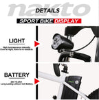 20" 300W Fat Tire Electric Bicycles Snow Beach Mountain Bike  6 Speed Gear E-Bike with Removable Waterproof LarCapacity 36V10A Lithium Battery and Battery Charger Electric Bike
