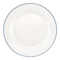 Basics Banded Line Navy Dinner Plate