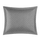 Chic Home Hortense Comforter And Quilt Set Hotel Collection  Fish Scale Pattern Bed In A Bag Grey, Twin - Twin