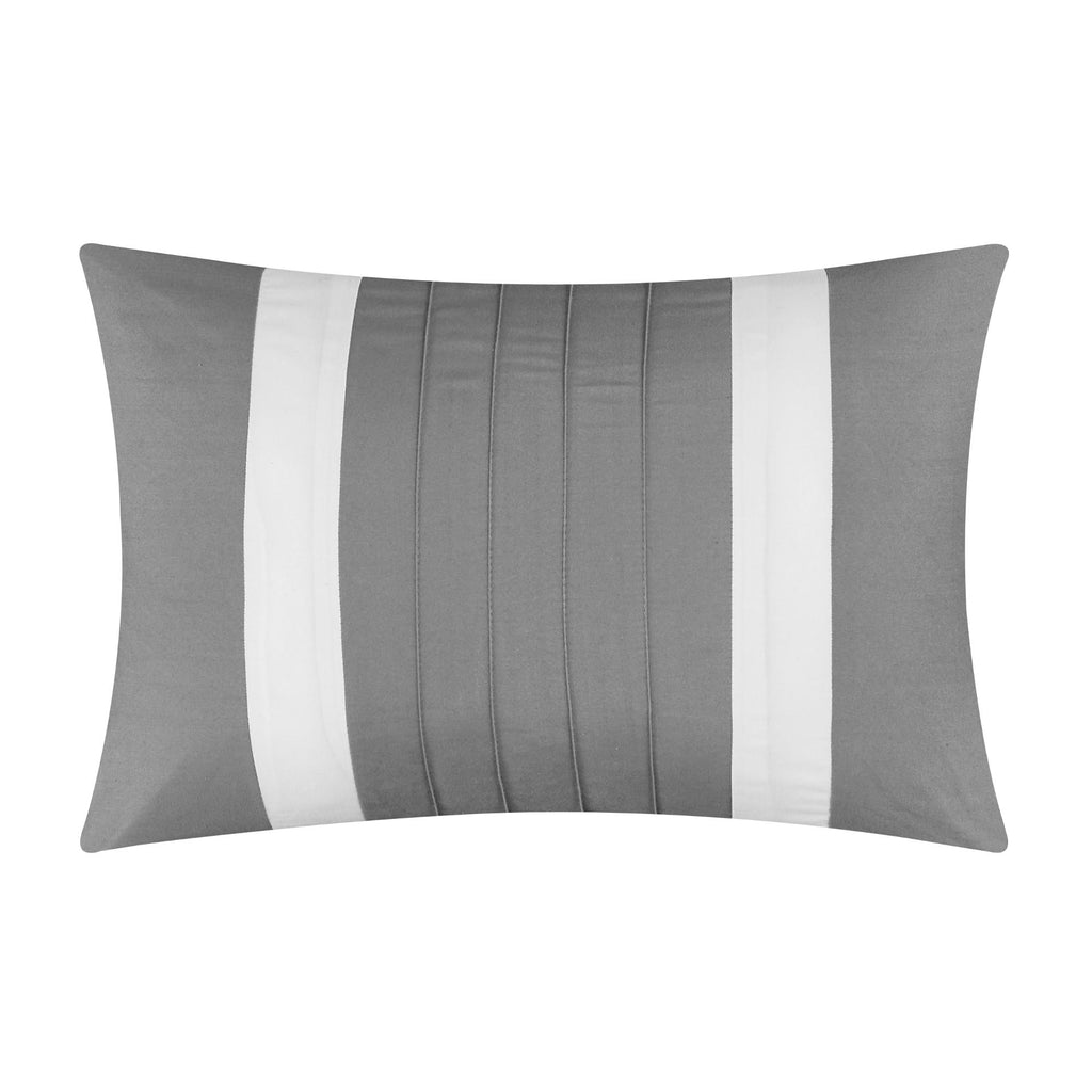 Chic Home Hortense Comforter And Quilt Set Hotel Collection  Fish Scale Pattern Bed In A Bag Grey, Twin - Twin