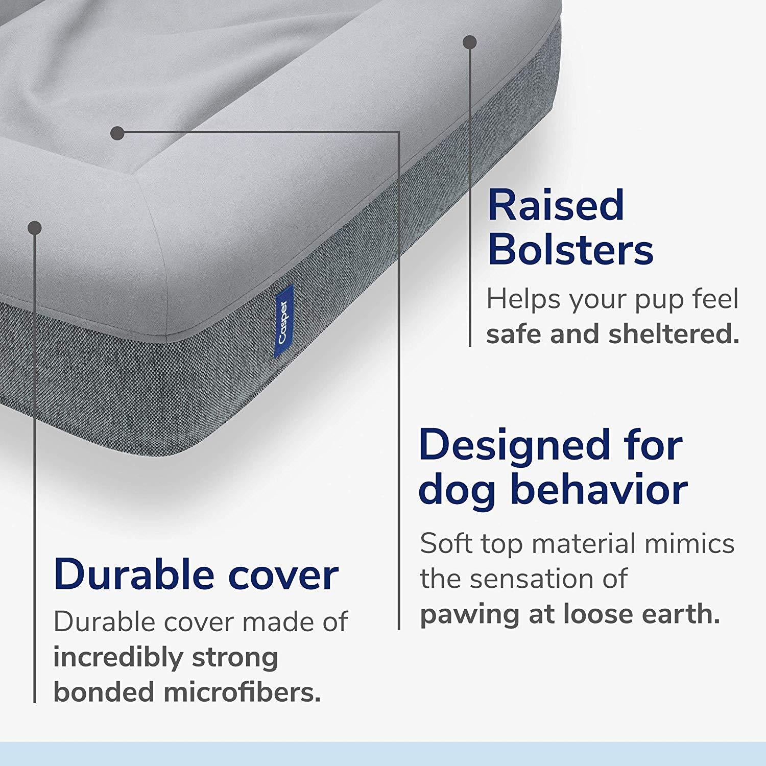 Casper Dog Bed, Plush Memory Foam