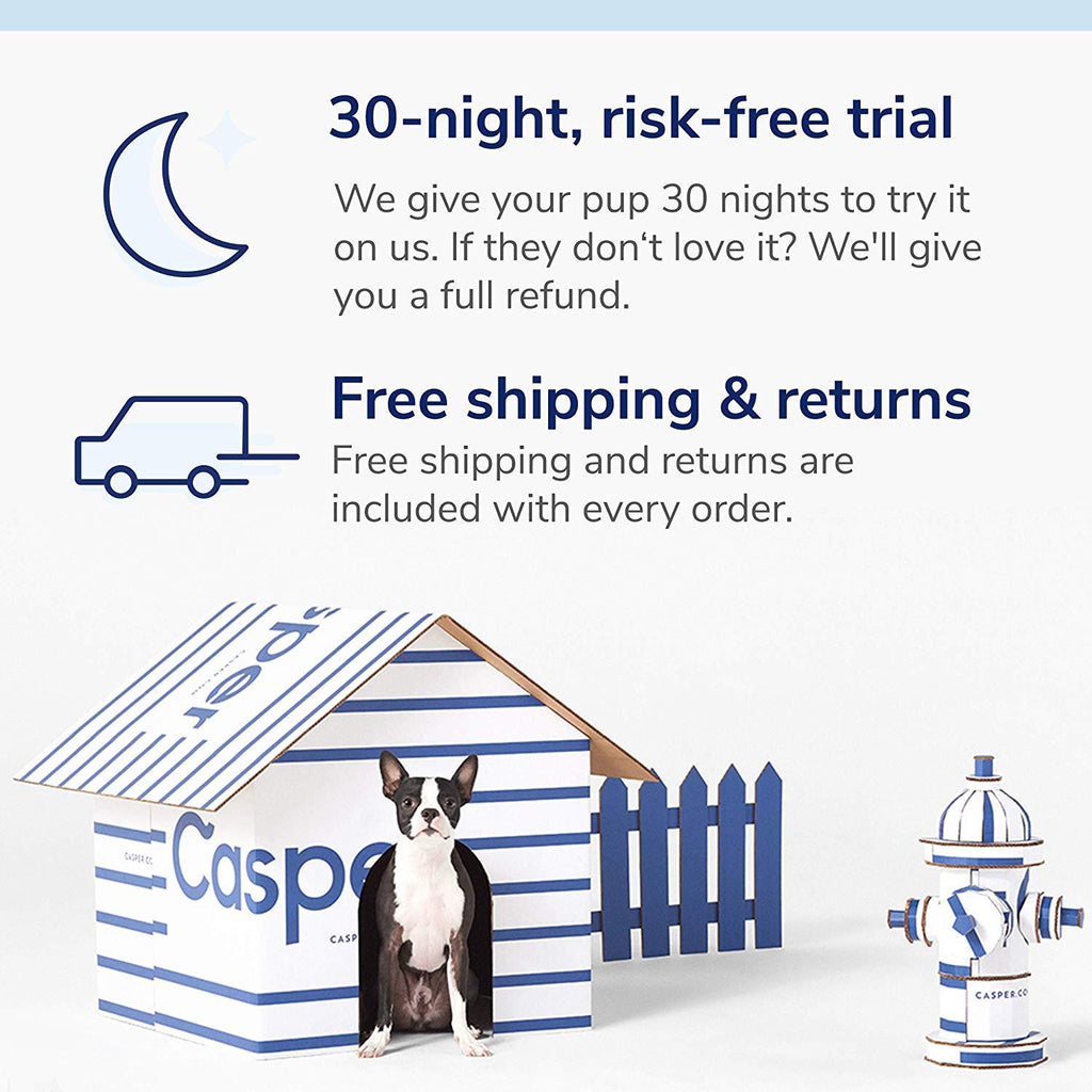 Casper Dog Bed, Plush Memory Foam