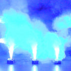 American DJ Fog Fury Jett High Velocity RGBA LED Vertical Fog Machine with Variety Fog Juice Package