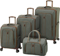Newcastle Softside Expandable Spinner Luggage, Slate Bronze, 4 Piece Set