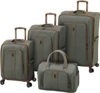 Newcastle Softside Expandable Spinner Luggage, Slate Bronze, 4 Piece Set